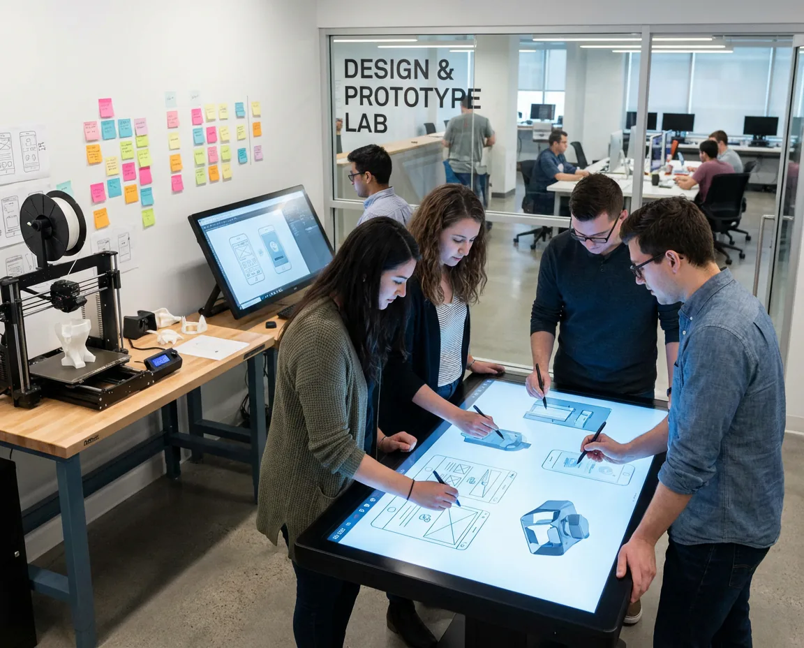 Design and Prototype process step